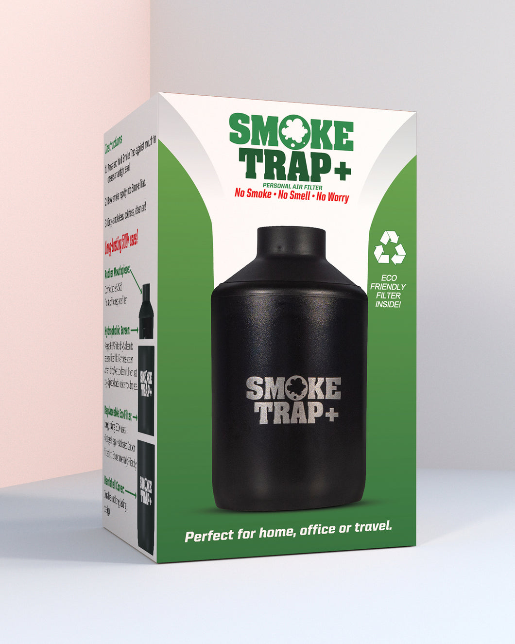 Smoke Trap. Indoor Personal Smoke Filter That Eliminates Weed Smoke & Smell Like Sploofy And Smoke Buddy. smoke filter to eliminate weed smoke and smell similar to sploof. Eliminate second ha