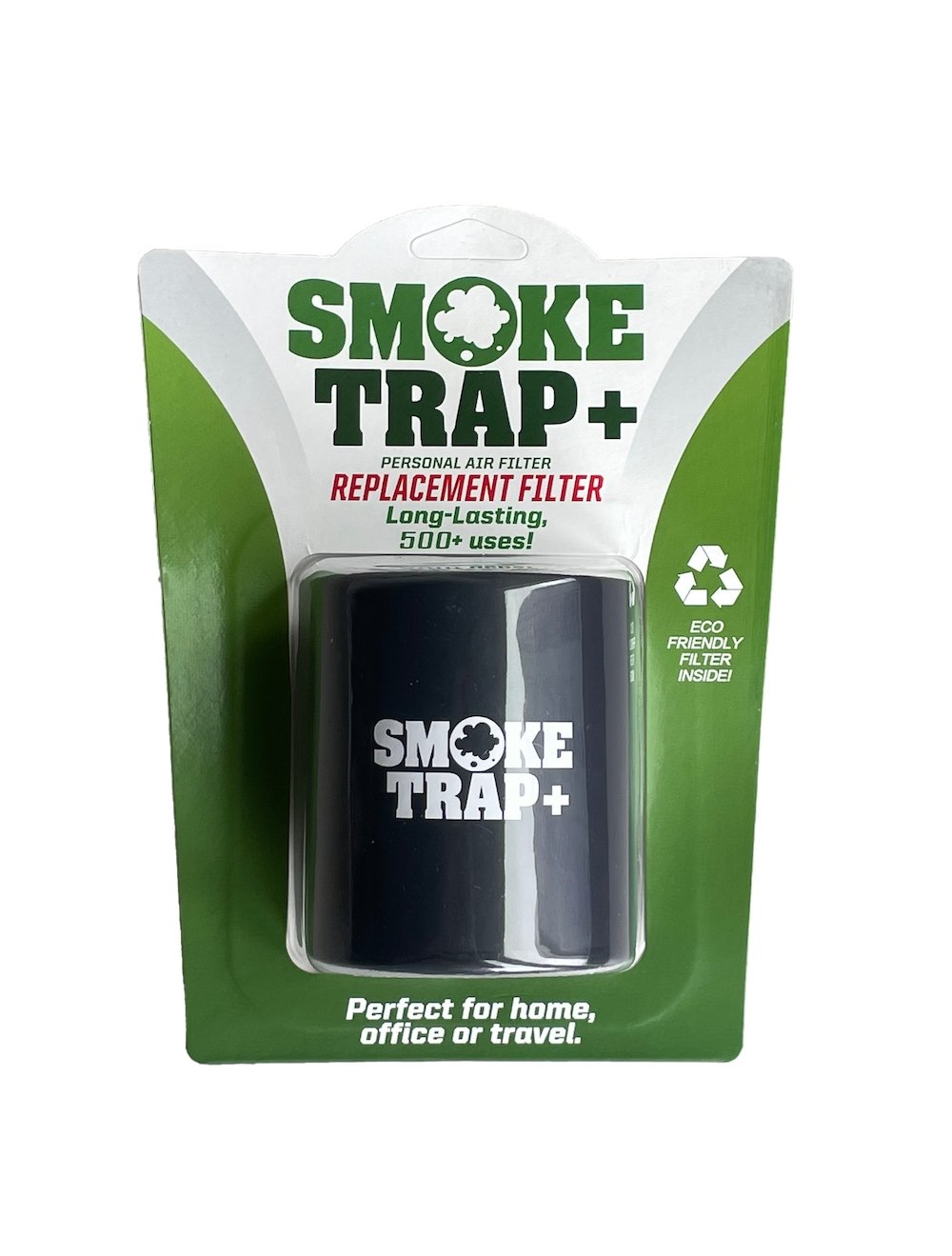 Smoke Trap + | Personal Air Filter (Sploof) - Smoke Filter With Long  Lasting 500+ Uses with Easy Exhale - (Black)